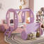 Lit simple de style princesse avec couronne