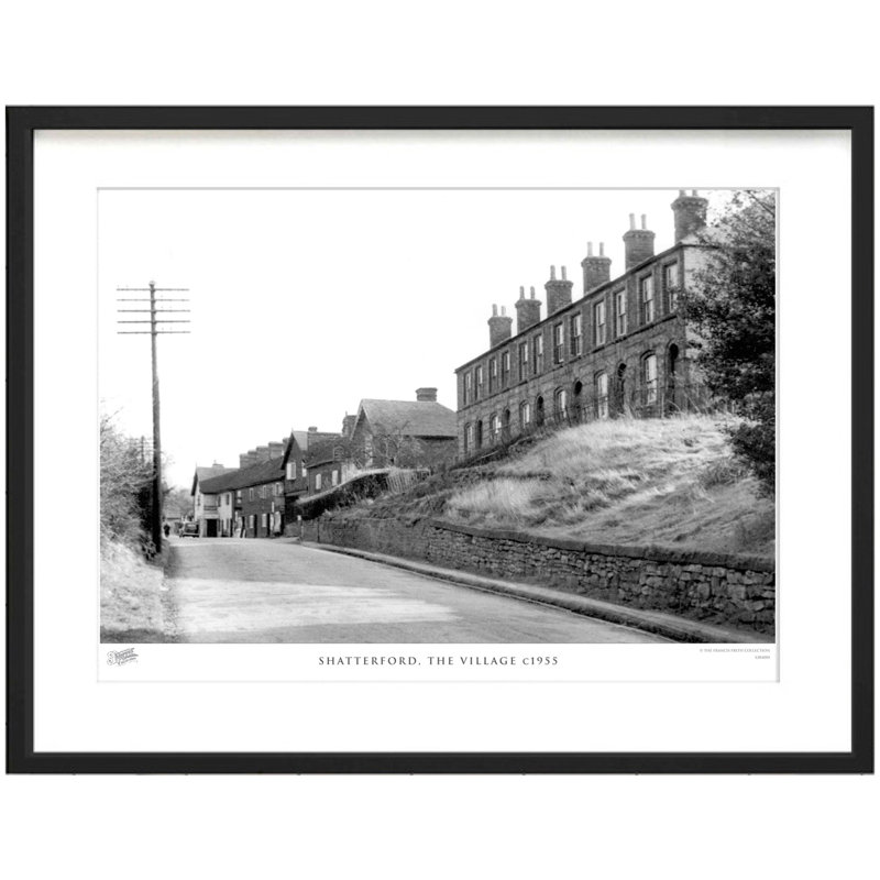 Shatterford, The Village C1955 by Francis Frith - Single Picture Frame Print, 45cm H x 60cm W x 2.3cm D