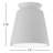 Logan Radiance - Trapezoid Ceramic Flush-Mount-2132644592-2103974558