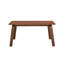 Agrégat de salle à manger en noyer - 5 pièces avec chaises d'appoint, pièce en bois d'hévéa à prix distinct