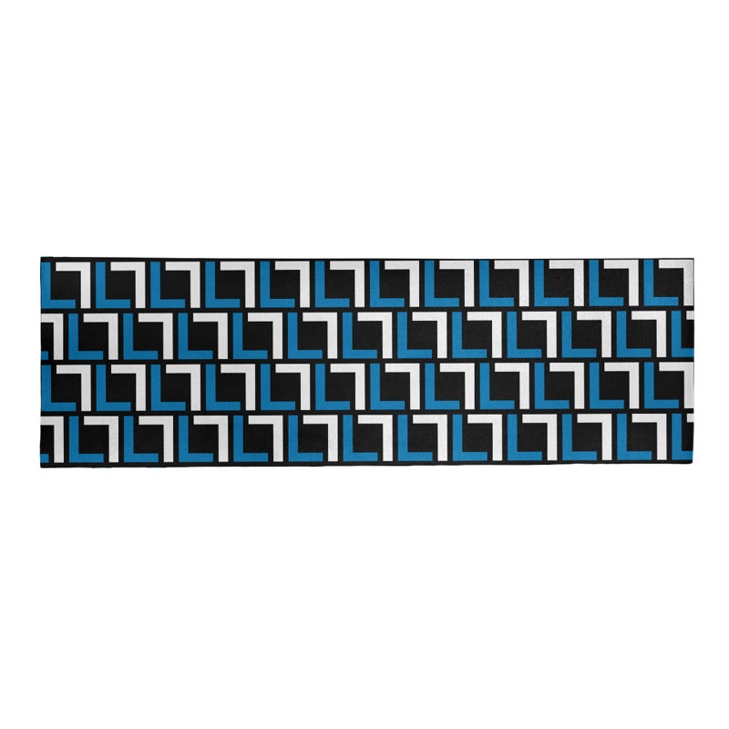 Tapis de couloir noir