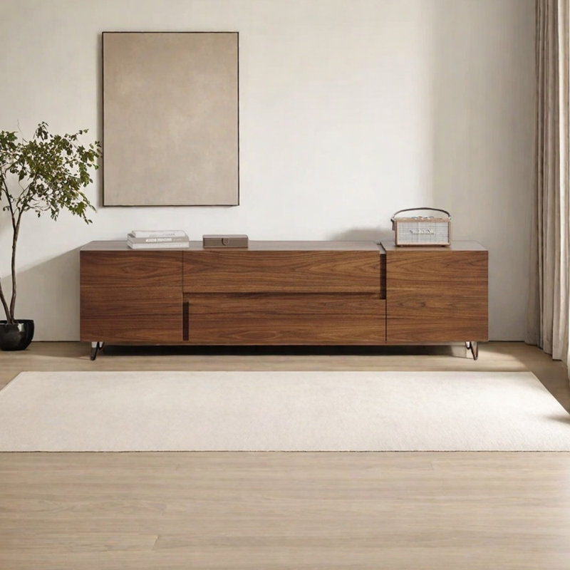 Minimalist TV Stand with Spacious, 70.86"