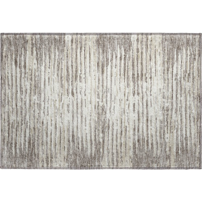 Premium Machine Washable Prisco Taupe Rug