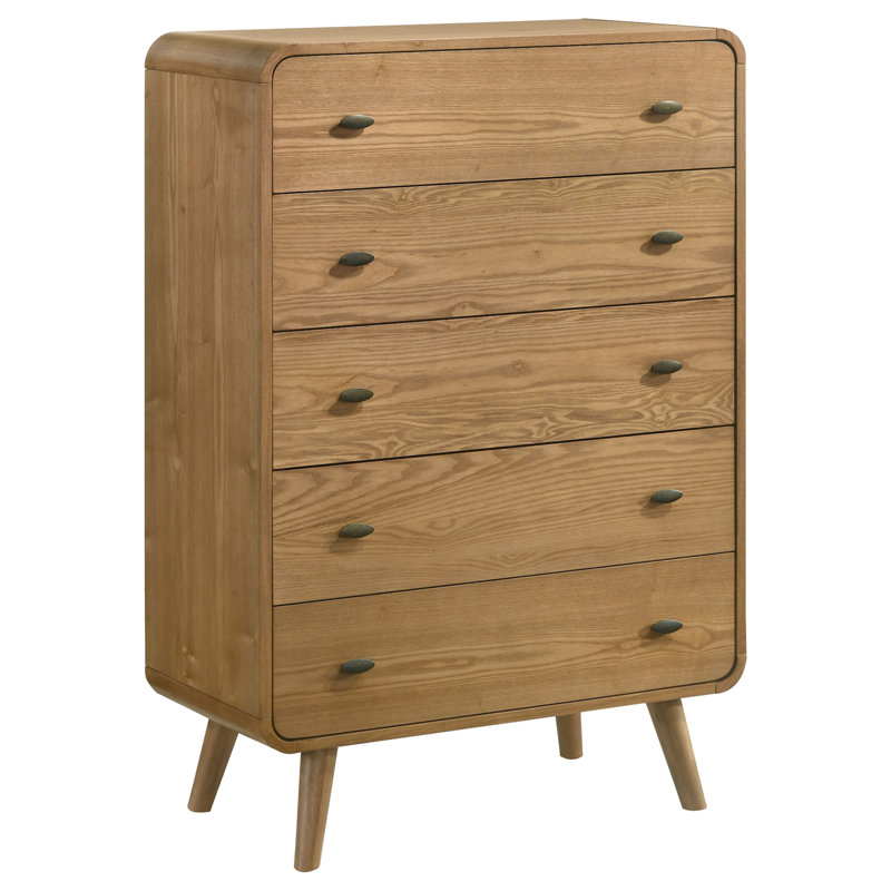 Commode à 5 tiroirs Winston Light Ash