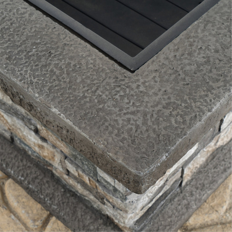 28" SQUARE MGO FIRE PIT