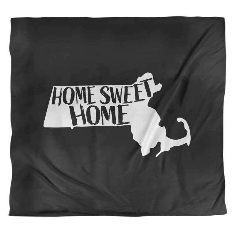 Housse de couette simple Massachusetts, Housse de couette pour grand lit, Rose, Microfibre