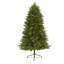 Sapin de Noël vert artificiel avec lumières blanches claires-1335023013
