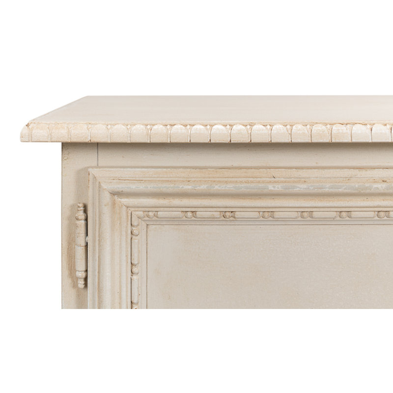 Forsythe 42'' W Solid Wood Sideboard, Bright Lime White