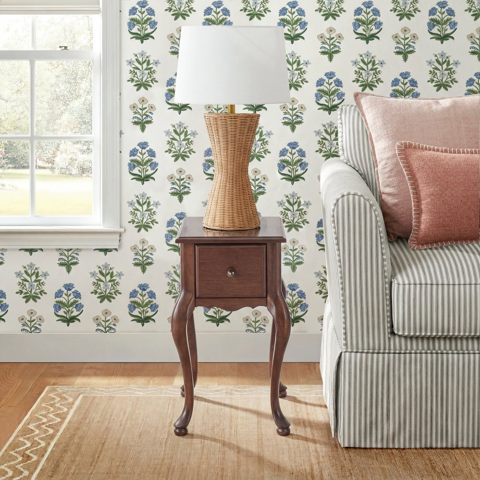 Skylar End Table, Dark Brown