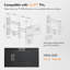 VonHaus Single Screen Wall Mount