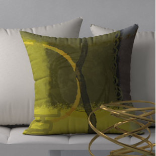 Hanzhe Simple Joy Decorative Square Pillow Cover & Insert