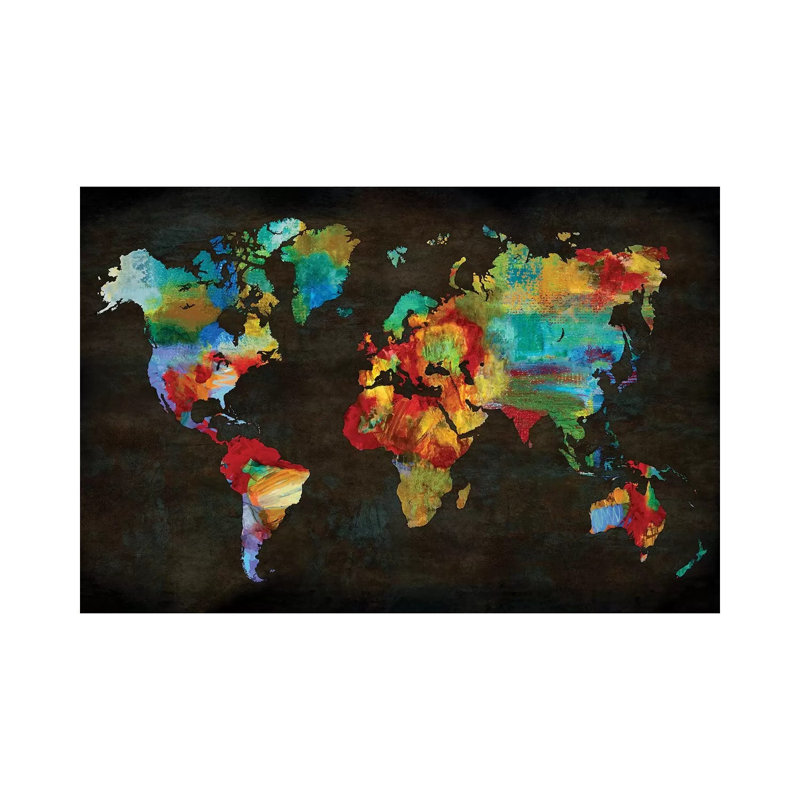 Color My World by Russell Brennan - Wrapped Canvas Print, 20.32 cm H x 30.48 cm W