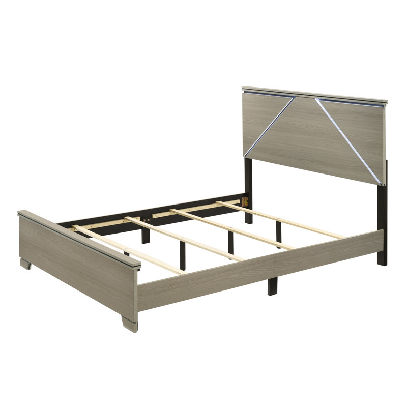  Grider Standard Bed, King, Weathered Gray 1
