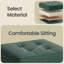 Syman 38cm Wide Square Solid Colour Ottoman with Storage-1830961980