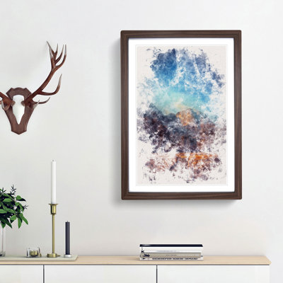 Mountain Path - Picture Frame Painting Print