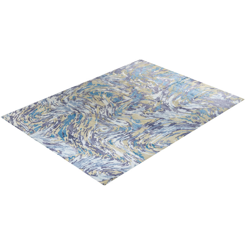 Overdyed One-of-a-Kind 9' 1" X 12' 0" Hand Knotted Area Rug