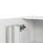 Bathroom Wall Cabinet with Glass Door & Fixed Shelves