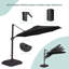 Parasol suspendu 11 pi Urbanna-1027467461