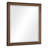 Reva Dressing Mirror, Framed Design, Light Brown Wood, 32X34 Rectangular