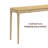 NTC Mingle 47-Inch Console Table, Modern Solid Wood Entryway Table with Hidden Drawer, Waterproof & Heat Resistant, Narrow Table for Hallway, Living Room & Foyer, Sand-1017724024