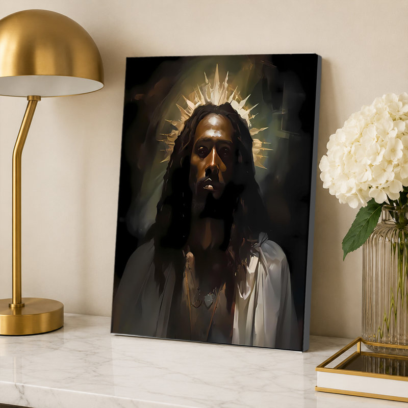 «Black Jesus Christ», affiche d'art mural, 16 x 24 pouces