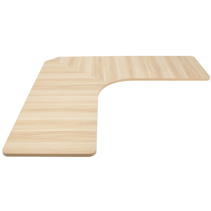 1" H x 70.9" W Desk Table Top, Light Wood
