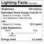 6.5 Watt (50 Watt Equivalent), MR16 LED, Dimmable Light Bulb, Warm White GU5.3/Bi-pin Base-50346505
