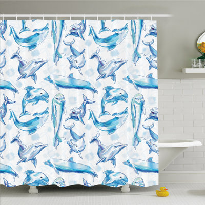 Ensemble de rideau de douche Irmuun