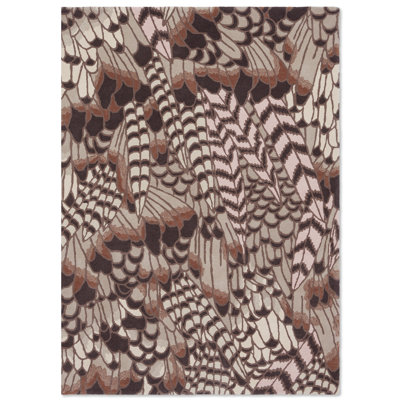 Hand Woven Wool Animal Print Area Rug
