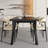 Ancient style minimal rectangular dining table-2107081904