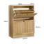 12 Pair Flip Down Shoe Storage