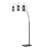 Worland 89'' Black Arched Floor Lamp