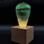Lampe de table en bois 6,3 po