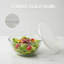 Bol en verre avec couvercle, grand bol à mélanger en verre pour le rangement de pain de salade de cuisine au levain, (transparent)-132465437
