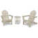 Cape Cod Folding Adirondack Set with Side Table