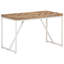 Emmeline Solid Wood Top Metal Base Dining Table-2072031718-2072187843