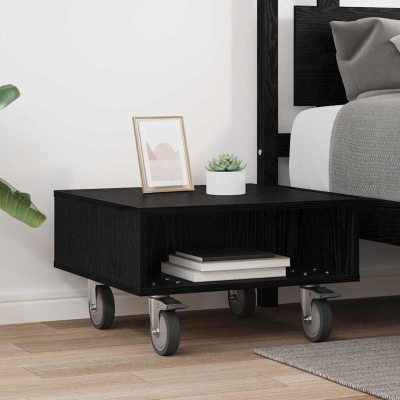 End Table, Black Oak