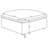 4-piece Modular Sectional Sofa