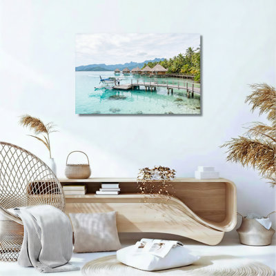 Tropical Paradise Canvas Wall Art Set Of 1