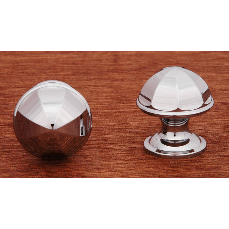Contoured Dome 1 1/16" Knob CK Series, Polished Chrome