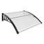 Auvent de porte rétractable en polycarbonate VEVOR-90763977-90763976