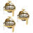 3Pcs Countertop Round Stainless Steel Chafing Dishes Buffet Warmer Chafers Set Gold With Lid-666039201