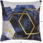 Coussin en velours italien imprimé à la main