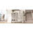 Farmhouse Sideboard Cabinet With Arched Lattice Doors & Drawer For Living Room, Kitchen, Entryway-95838317