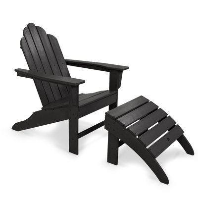 POLYWOOD Long Island Adirondack 2-Piece Set by POLYWOOD