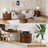  Avenley 24" Nightstands with Rounded Corners, Modern Bedside Table with Charging Station, 2 Handleless Drawers End Table for Bedroom, Living Room-1467591782-1467591780