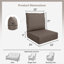 Coussin de siège / dossier de remplacement pour l'extérieur 6 po-1442249705-1415895400-1415895407