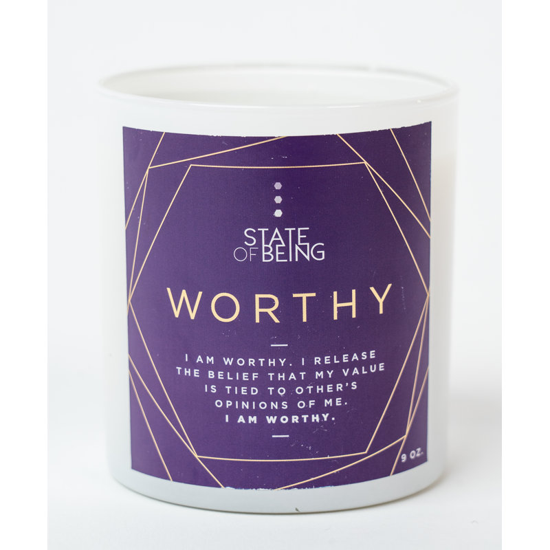 Bougie parfumée en pot Worthy Affirmation