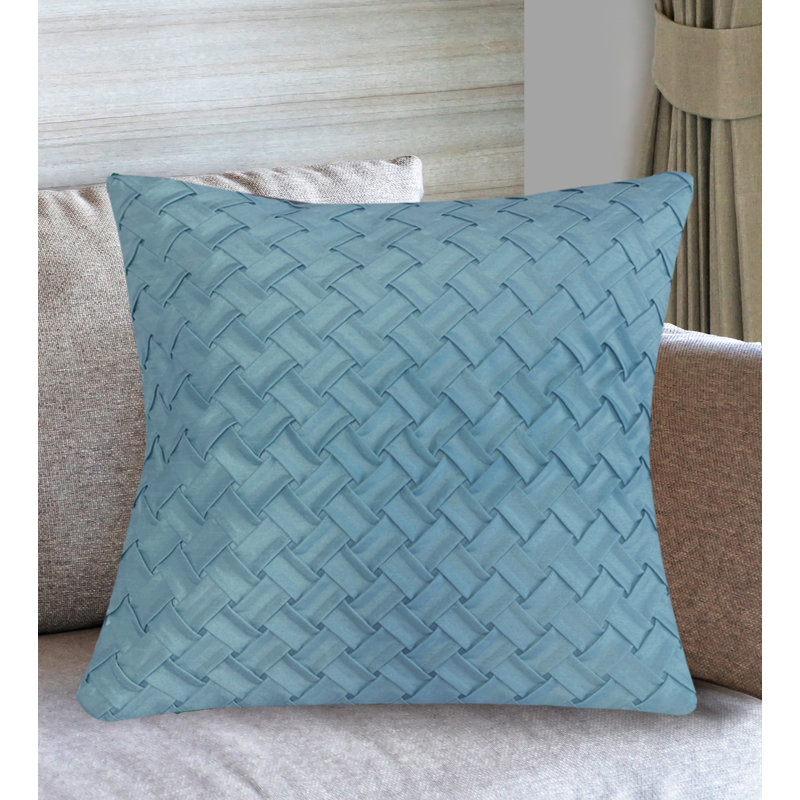 Pleated Throw Pillow, Mineral