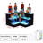 LED Liquor Bottle Display Shelf, Bottle Display Shelf Bar Shelves with Remote & App Control, 16 Colours, 4 Music Modes